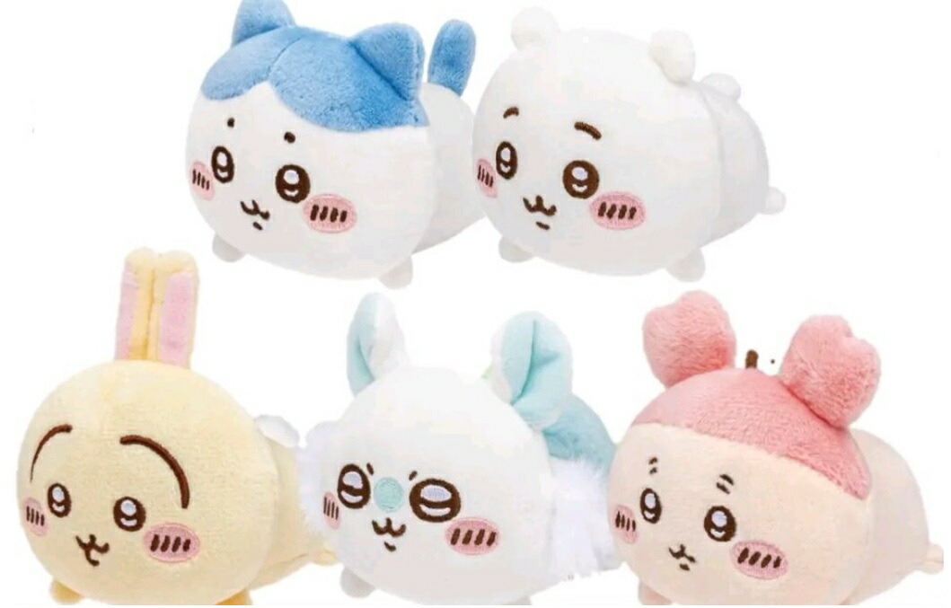 ちいかわ パジャマパーティー　マスコット うさぎ　ハチワレ　くりまんじゅう　4点 Amazon.co.jp: ちいかわ ぬいぐるみ ハチワレ うさぎ マスコット
