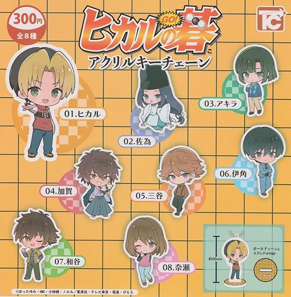 ヒカルの碁 コミックスチャーム 全23種コンプリートセット　ガチャ ヒカルの碁 コミックスチャーム｜ガシャポンオフィシャルサイト
