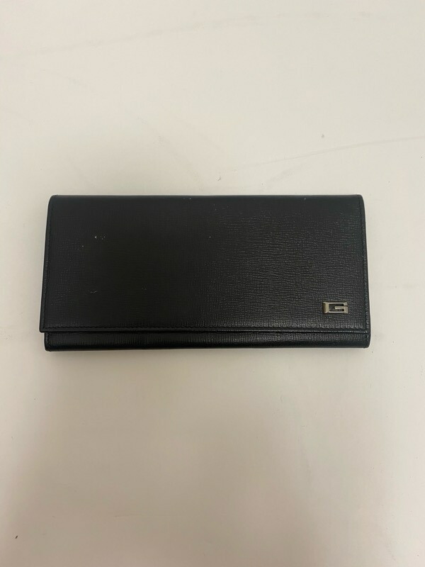 楽天市場】グッチ 長財布 ブラック 黒 GGキャンバス レザー 115093