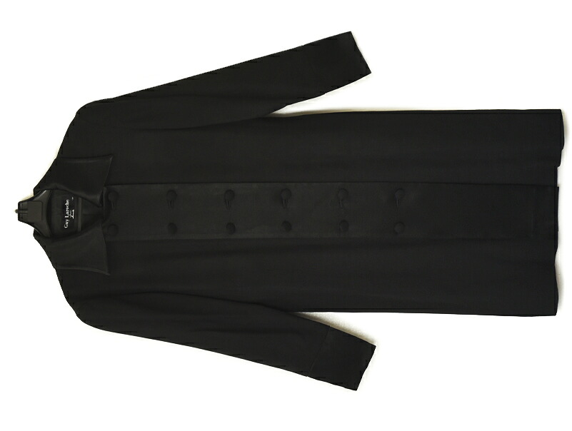 【送料無料】Ｇｕｙ　Ｌａｒｏｃｈｅ・ギラロッシュ・コート・レディース・ブラック・喪服用コート・３８【中古】｜サイトウ質屋