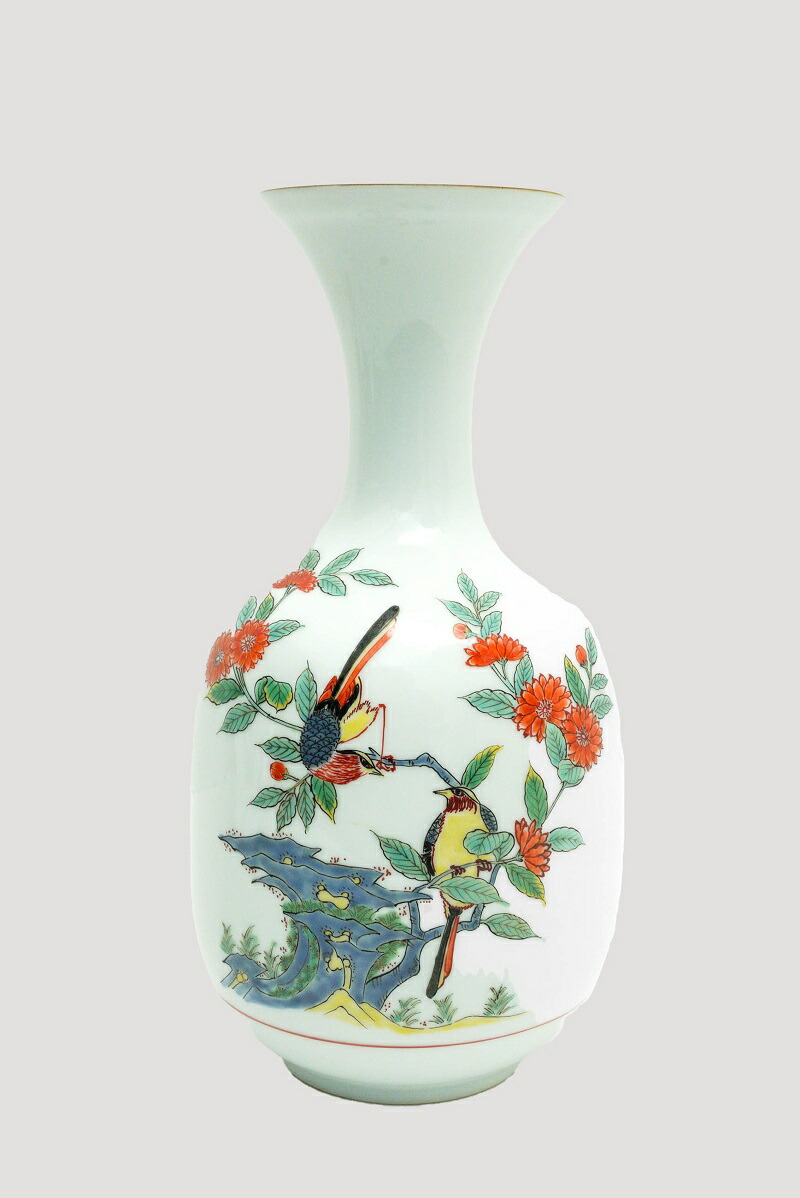 宮内庁御用達　深川製磁　花器　花瓶　金彩牡丹　共箱 楽天市場】【中古】深川製磁 花瓶 金彩瑠璃牡丹 宮内庁御用達