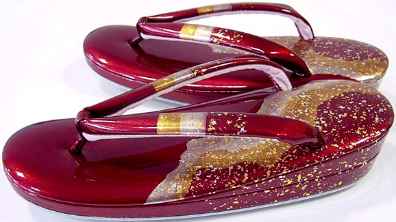 最飛び切り本皮ぞうり・巾広二段重