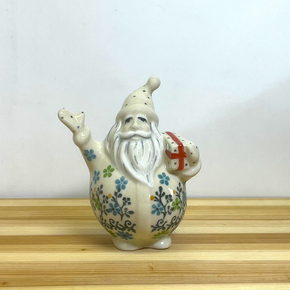 ドイツ エルツ ベッティーナフランケ サンタ キャンドルホルダー Xmas