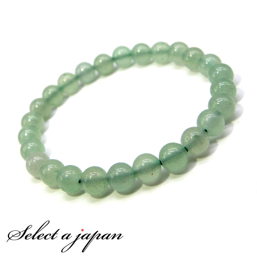 ◆天然石ブレス◆ 緑砂金水晶思夢（グリーンアベンチュリンシム） ☆グリーンアベンチュリン☆18.8ct/25.0mm☆天然石砂金水晶