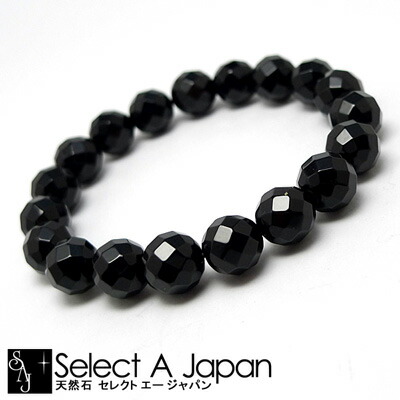 楽天市場】ブラック オニキス ブレスレット 8mm 天然石 腕輪