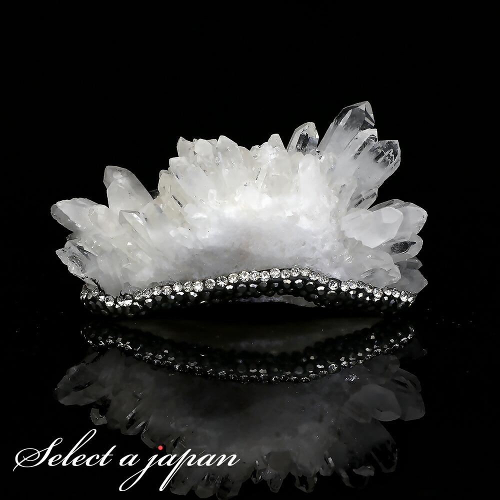 楽天市場】天然水晶 原石 クラスター 約1.75kg 幅約16.5cm 送料