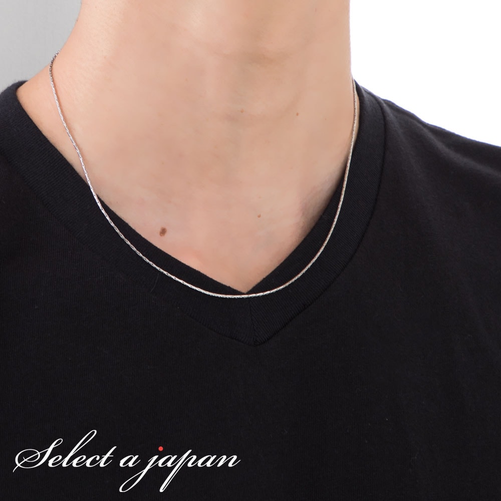 楽天市場】ステンレス ネックレス メンズ ボックス (1.5mm幅