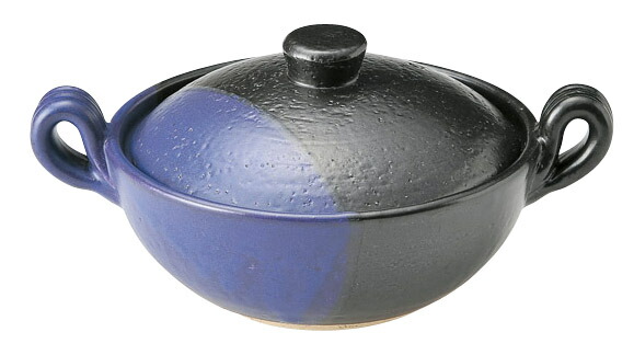 楽天市場】銀峯三島 5.5号鍋 【萬古焼 万古焼】[直火対応 銀峯花三島