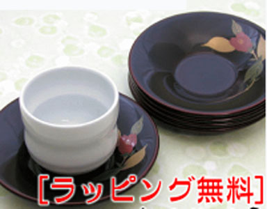 楽天市場】茶托（屋久杉）五枚組 木箱入 5客セット 木製 銘木 やく