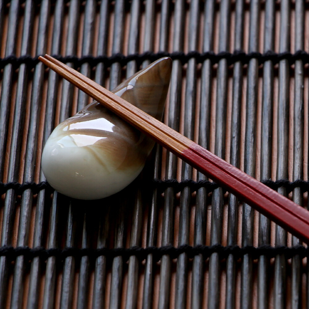 楽天市場 筍 たけのこ の箸置き 波佐見焼き メール便選択可 京都匙亀