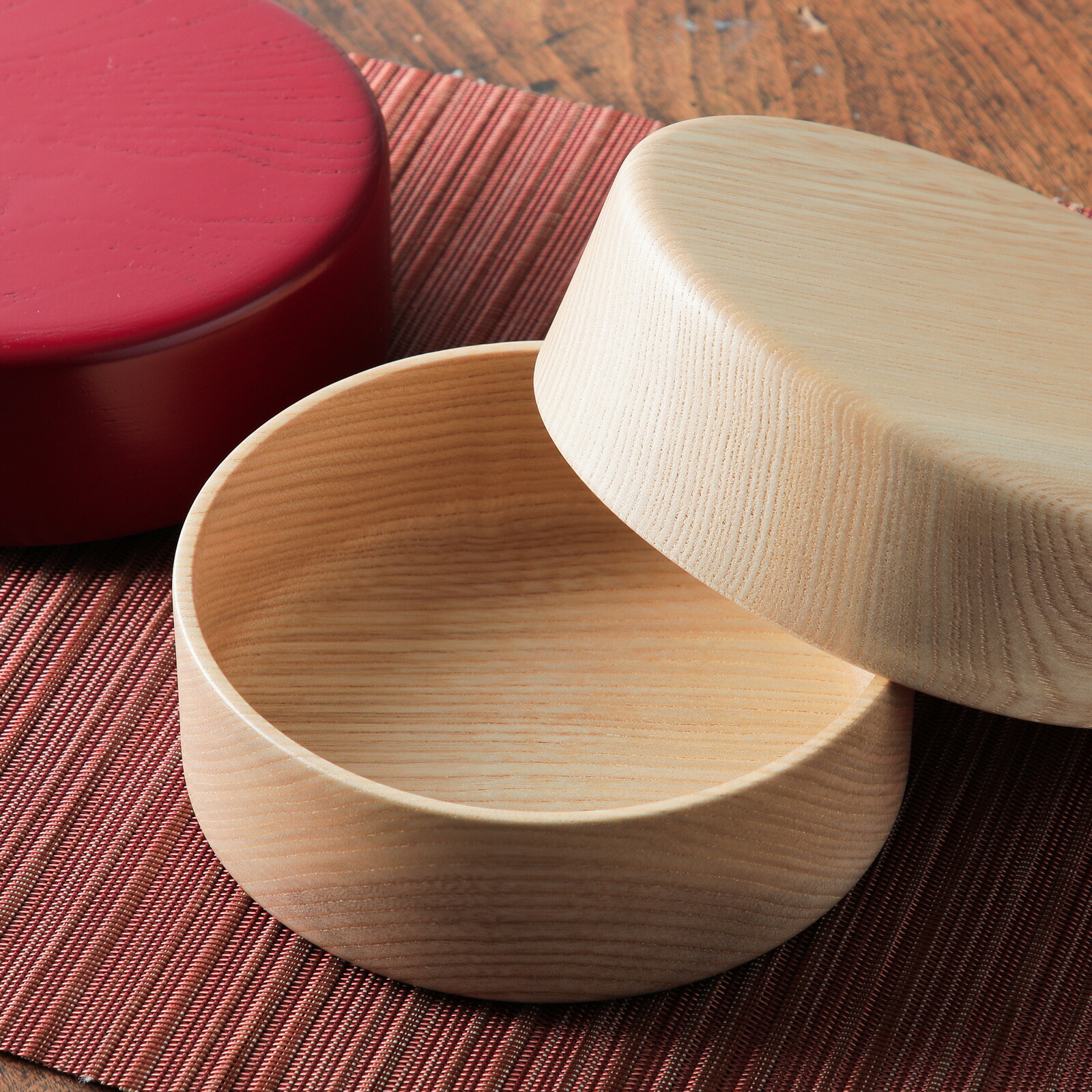 楽天市場】漆 弁当箱 2段 無垢材からくりぬき製作した高級会津塗弁当箱