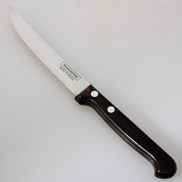 TRAMONTINA(トラモンティーナ) シェラスコ　丸ステーキ鉄板セット 楽天市場】ステーキナイフ&フォーク&カトラリーレスト ペア