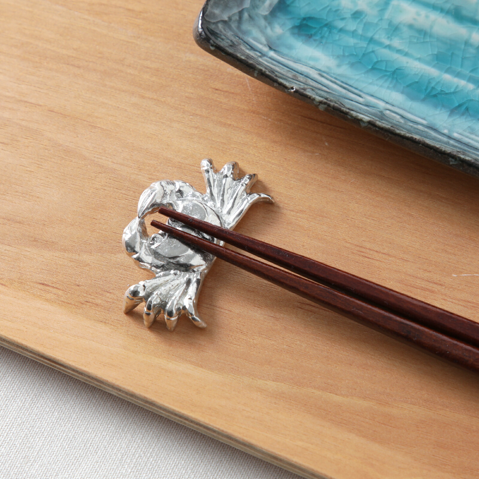 楽天市場】錫製 ドラゴンの箸置き シルバー ゴールド 龍 竜 newitem