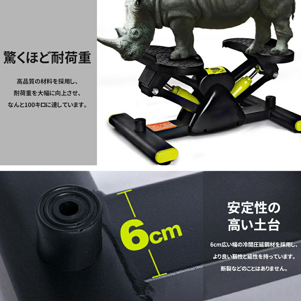 市場 運動不足解消 健康 室内運動 エクササイズ 踏み台昇降 健康器具 ステッパー 静音 室内 器具 サイドステッパー トレーニング ダイエット 有酸素運動