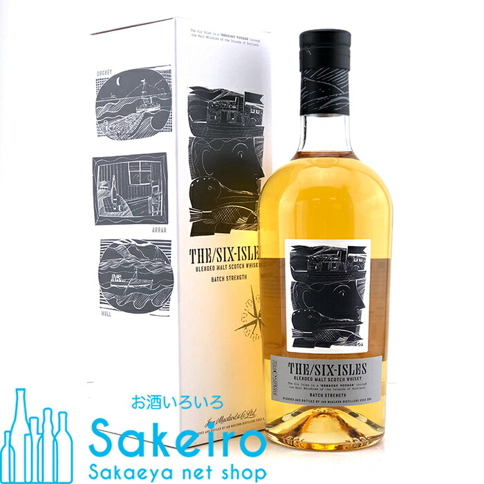 楽天市場】シックスアイルズ 700ml 43度 箱付 (THE SIX 6 ISLES