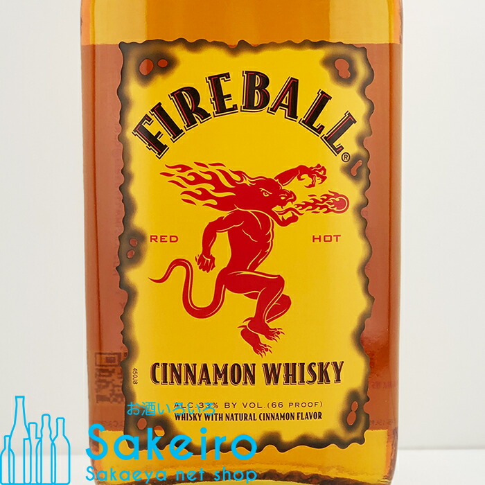 楽天市場 ファイヤーボール ファイアーボール シナモンウイスキー 33 750ml Sakeiro Net Shop 栄家本店
