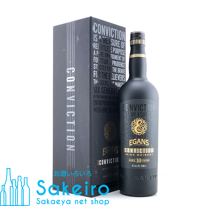 楽天市場】イーガンズ コンヴィクション 10年 46度 700ml 箱付 : ECHIGOYA