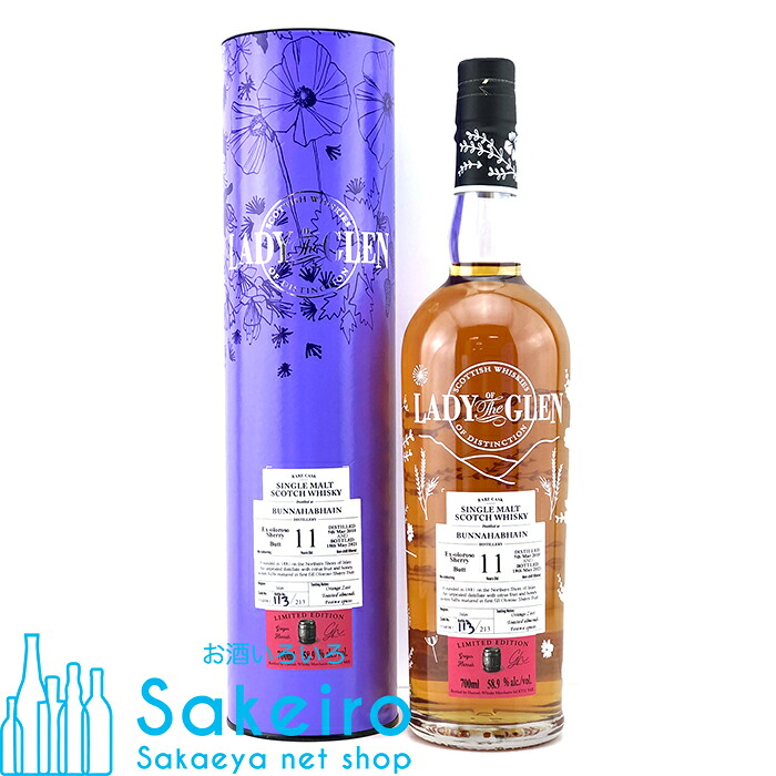 レディ オブ ザ グレン ブナハーブン 11年 2010 オロロソシェリーバット 58.9% 700ml[ウイスキー][御歳暮 贈り物 御礼 母の日 父の日 御中元] 16,992円