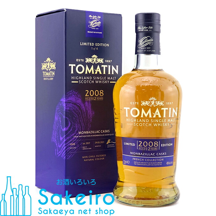 トマーティン 12年 2008 モンバジャック エディション 46% 700ml
