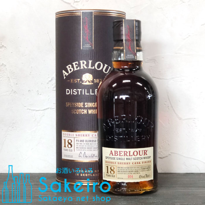 アベラワー　18年Aberlour ウイスキー 500ml 43% スコッチ アベラワー アベラワー18年 ダブルカスクマチュアード 43度