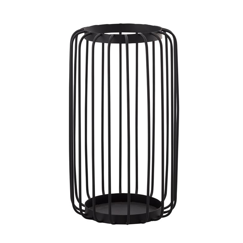花瓶 フラワーベース 花器 装飾 フラワー陶器 インテリア アイアン調 Louver(ルーバー) ●色:黒 ●商品サイズ:直径30×高さ51(cm) ●口径:21(cm) 品番:550-832-802|堺の刃物屋さん こかじ