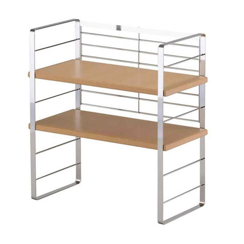 下村企販 調味料仕合わせ 幅40糎 木棚 張出窓シェルフ