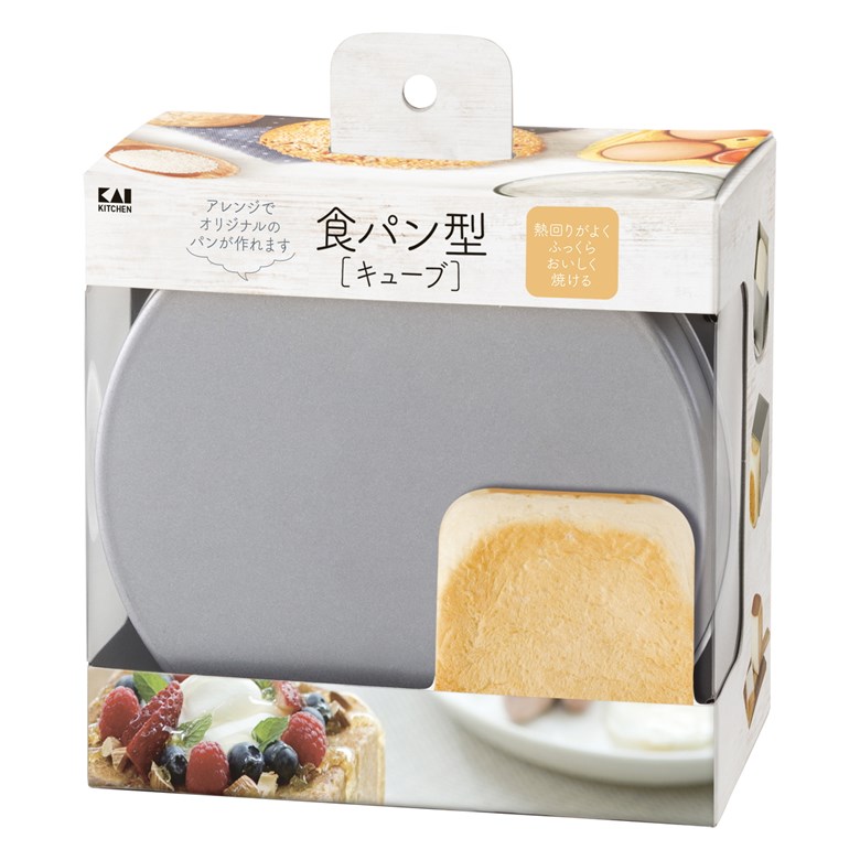 Amazon｜松永製作所 MBテフロン加工 キューブ100角食パン型 黒