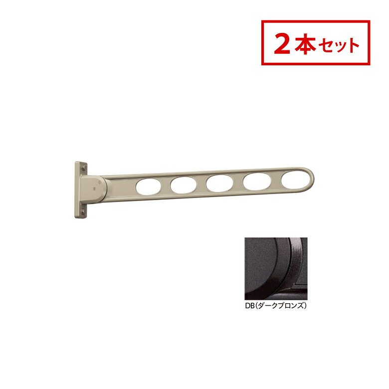 川口技研 ホスクリーン 屋外窓壁用 物干 ものほし HK-75-DB 2本セット ダークブロンズ HK型 75cm 屋外用 洗濯 ランドリー