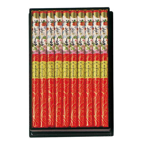 薫明堂 #34 進物用塗り箱入り 25cm 心華香 文庫形・10把入 JAN:4573353387037 お線香 御線香 贈答用 線香 堺 高級
