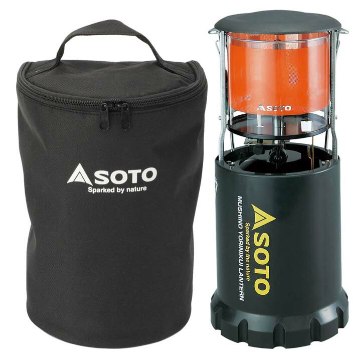 SOTO ソト 新富士バーナー ST-233CS 虫の寄りにくいランタン (ケース付) ランタン ライト ランプ 明かり 照明 防災 コンパクト 持ち運び 防虫 虫除け 蚊 アウトドア レジャー ソロキャンプ シアターキャンプ 釣り 登山 バーベキュー｜堺の刃物屋さん　こかじ