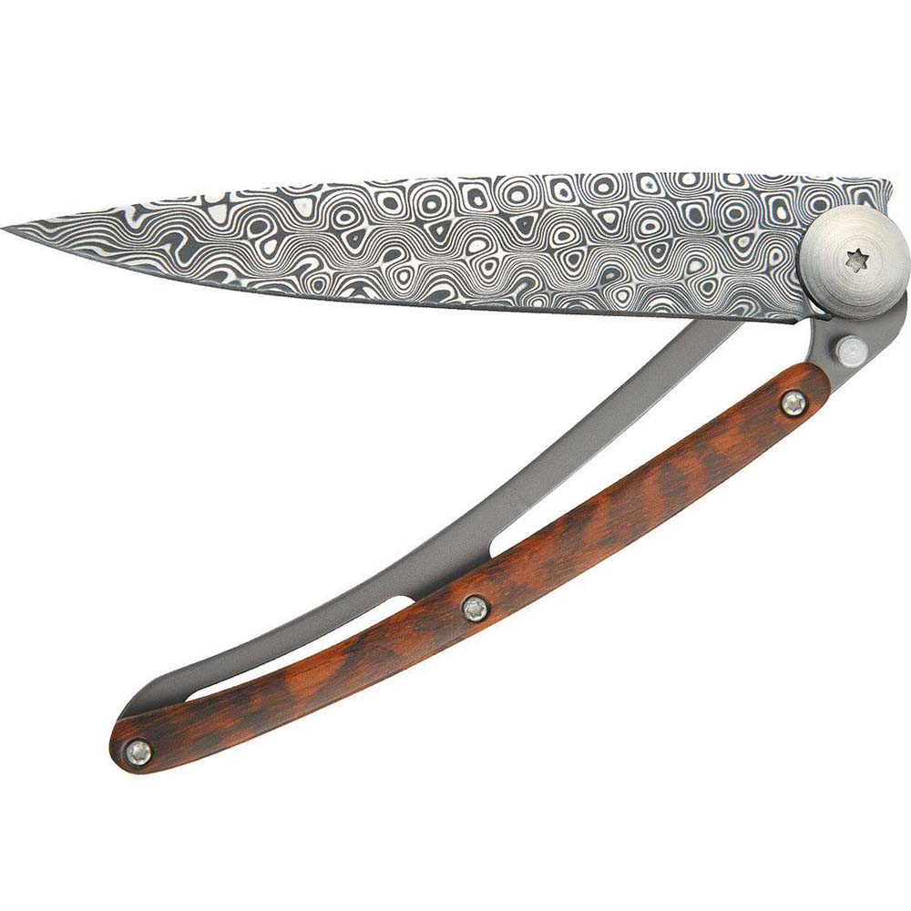 deejo damascus 37g Snake wood