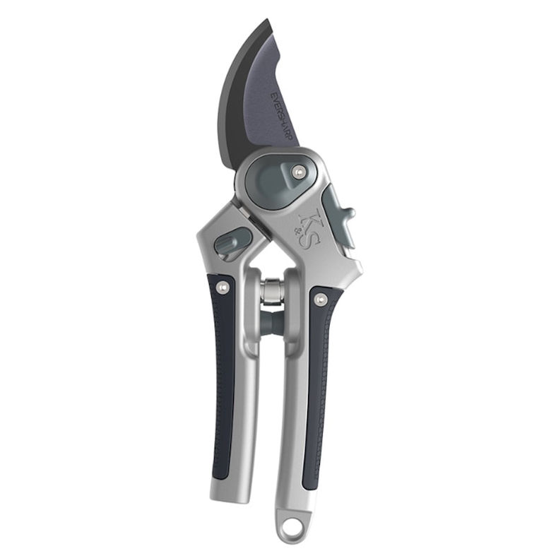 K\u0026S Eversharp All Purpose Secateurs Lite 切り下げるばさみ ともし火多役立つこと 24粍 農作業 園芸鋏 ガーデニング鋏 切りおとす よく切れる 生り物 庭木 活け花 生り物 茎 #00620