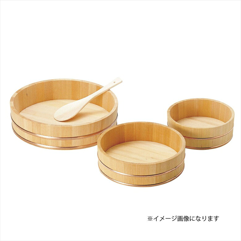 ヤマコー 椹・ちゃぶ台 銅タガ 約5合 ＃88697
