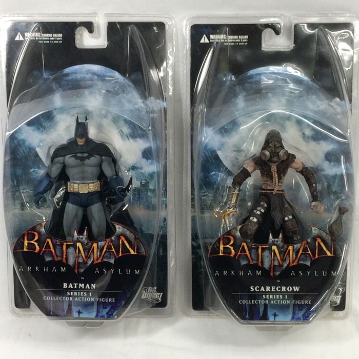 楽天市場 中古 バットマン アーカム アサイラム アクションフィギュア シリーズ1 スケアクロウ バットマン 2体セット Jggz サカイのリサイクルショップ