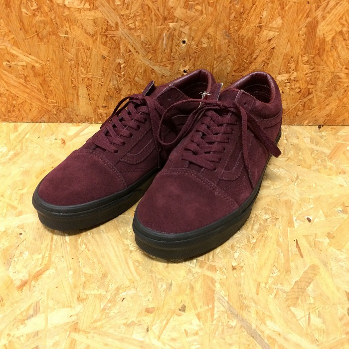 vans old skool bordeaux suede