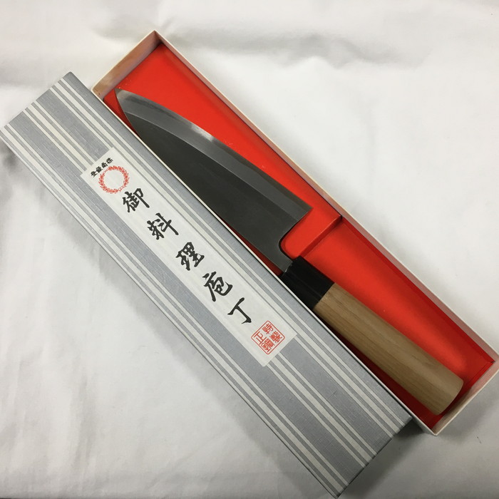 楽天市場】【中古】【並品】堺刀司 服部栄養専門学校 包丁7点