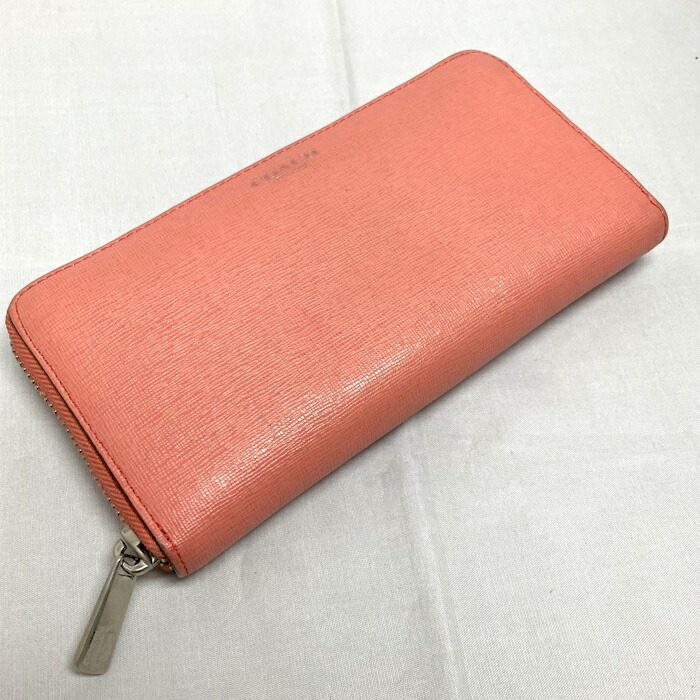 COACH 長財布 本物 中古 定価3万円程でした。レディース 楽天市場】コーチ COACH 長財布 メタリックピンク レザー