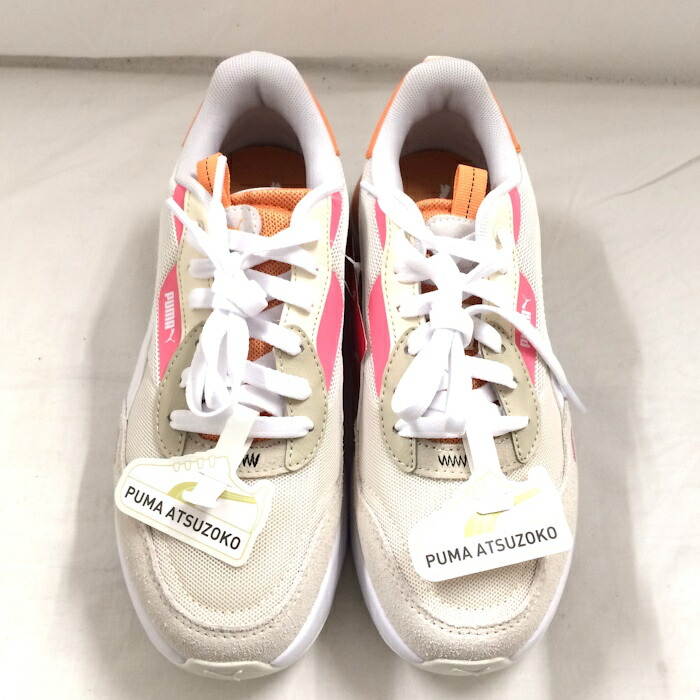 【楽天市場】PUMA スニーカー ランテイムド プラットフォーム ホワイト オレンジ 24cm 92324_08 [jgg]【中古】：サカイの