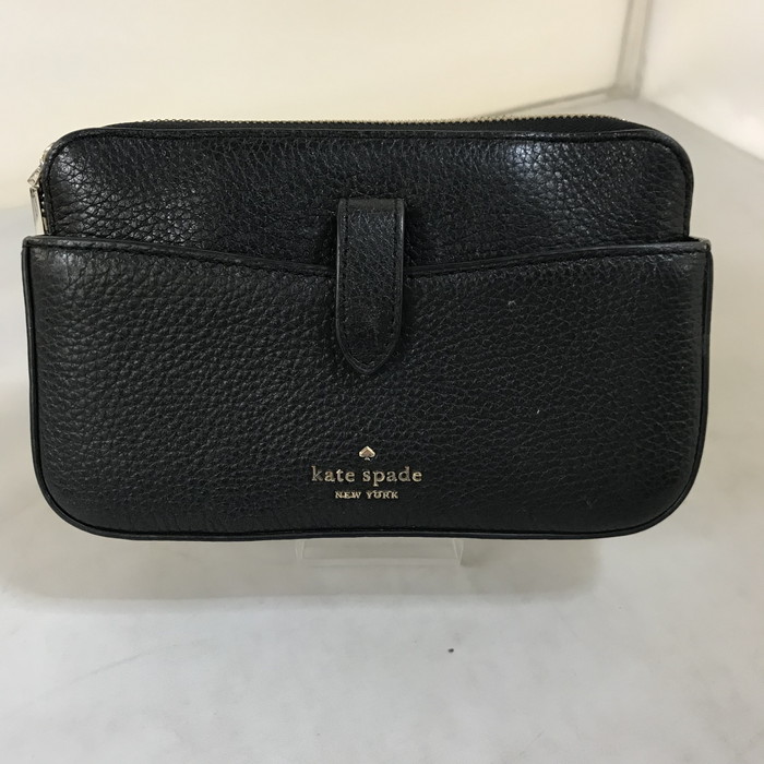 kate spade ブラックレザーショルダーバッグ　ビジネスバッグ Kate Spade Jolie レザーハンドバッグ S | ブラック | FARFETCH JP