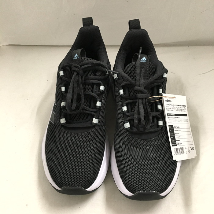 adidas RACER TR23 W レディース スニーカー ブラック 表記サイズ：24cm IG7343 [jgg]【中古】