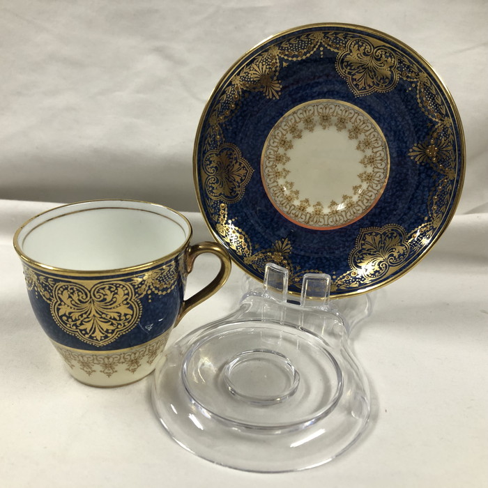 Aynsley エインズレイ アンティーク 優勝杯\u0026平円盤 青色 [jgg]【中古】