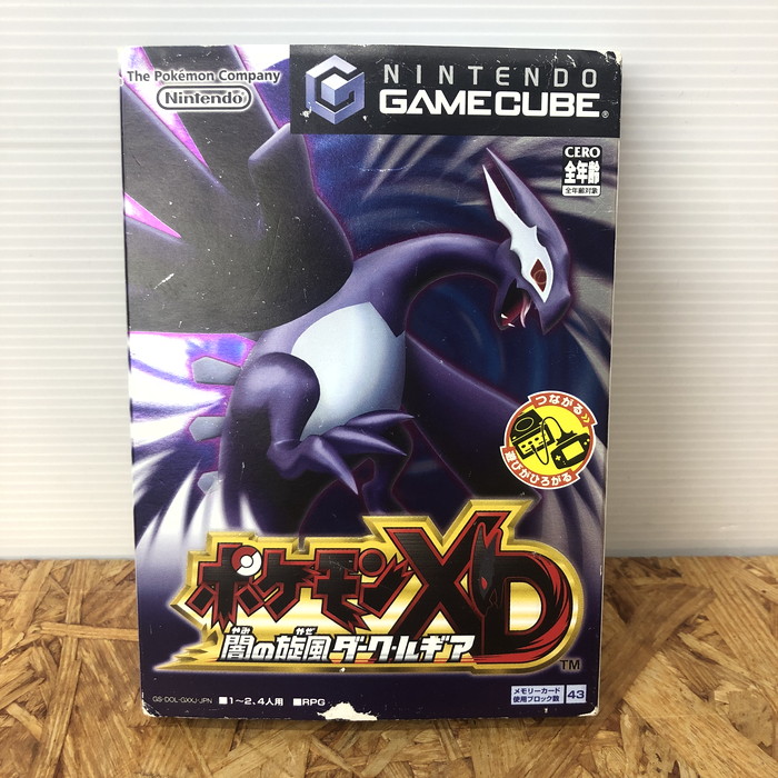 GC　ゲームキューブ　ソフト　ポケモン　ダーク・ルギア　ポケモンチャンネル 中古】GC ポケモンXD 闇の旋風 ダーク・ルギア＊ゲームキューブ