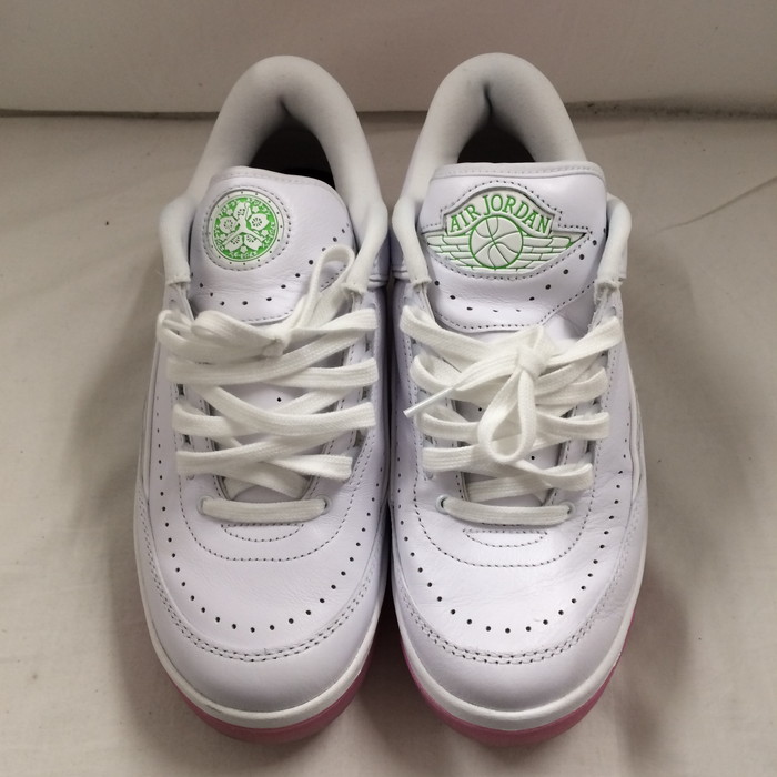NIKE スニーカー AIR JORDAN 2 RETRO LOW CHERRY BLOSSOM SAKURA ホワイト 26cm FQ3228-100 [jgg]【中古】