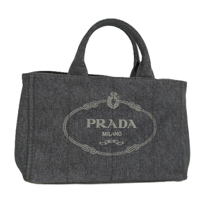 プラダ カナパ トートバッグ ヌーベグレー×シルバー Mサイズ 楽天市場】プラダ PRADA 1BG439 カナパ デニム NUBE グレー 2WAY