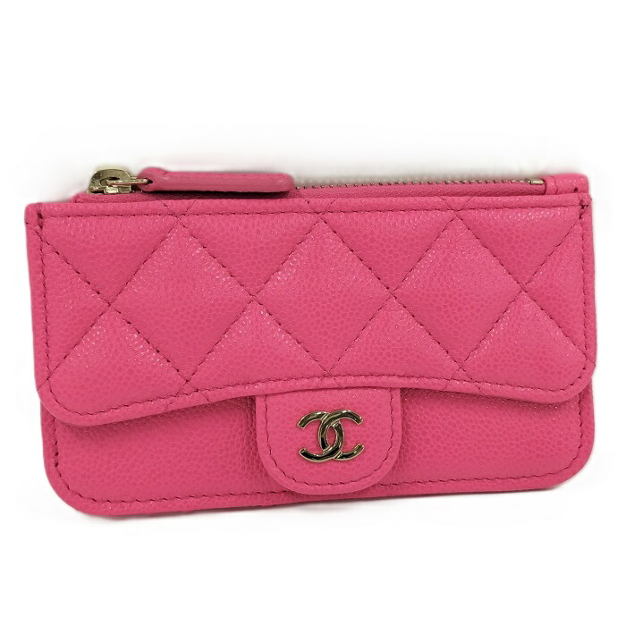 CHANEL シャネル キャビアスキン コインケース　ボルドー CHANEL シャネル カードケース マトラッセ コインケース 黒