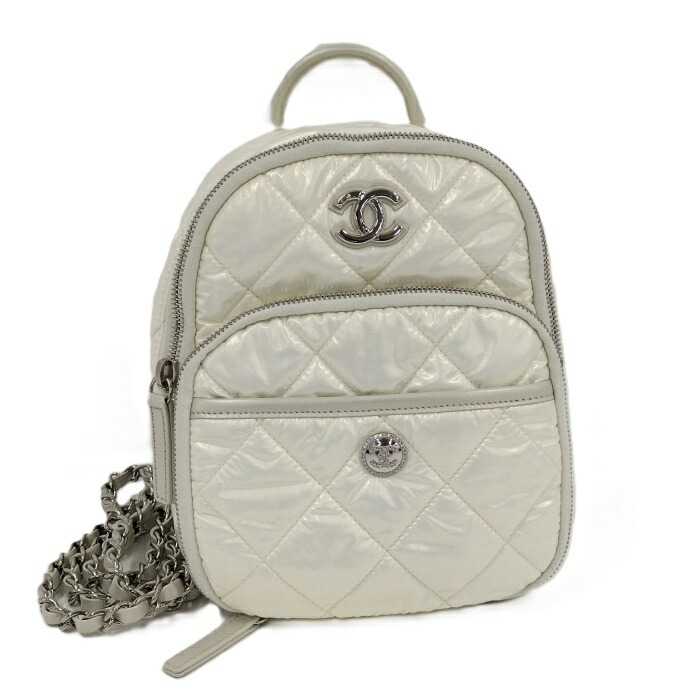 CHANEL ネージュコレクション うしろ側容器に並べる 白いこと ナイロン AS4366【中古】