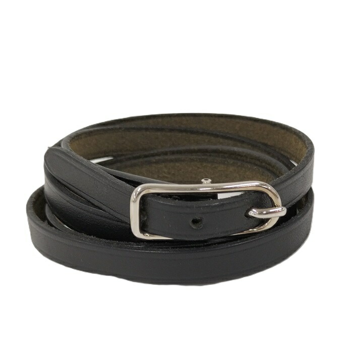 しむ/箱付き/HERMES/エルメス/アピ1/ロング/レザーブレスレット HERMES 美品 エルメス アピ1 ロング ブレスレット レザー