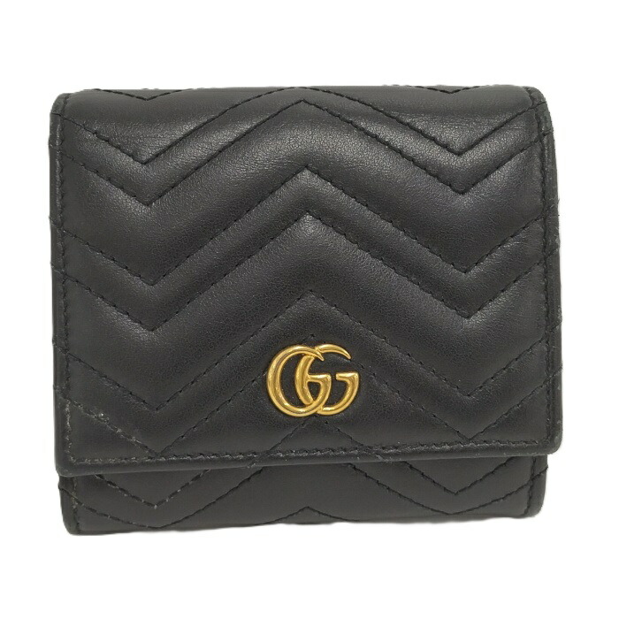 楽天市場】グッチ GUCCI 二つ折り財布 レザー ブラウン ユニ
