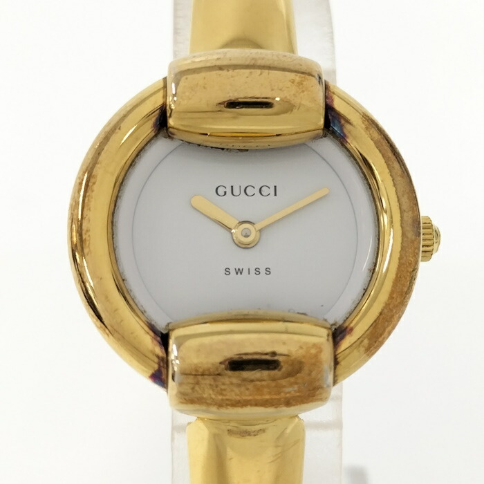 楽天市場】GUCCI グッチ/チェンジベゼルバングルウォッチ/QZ/11/12.2
