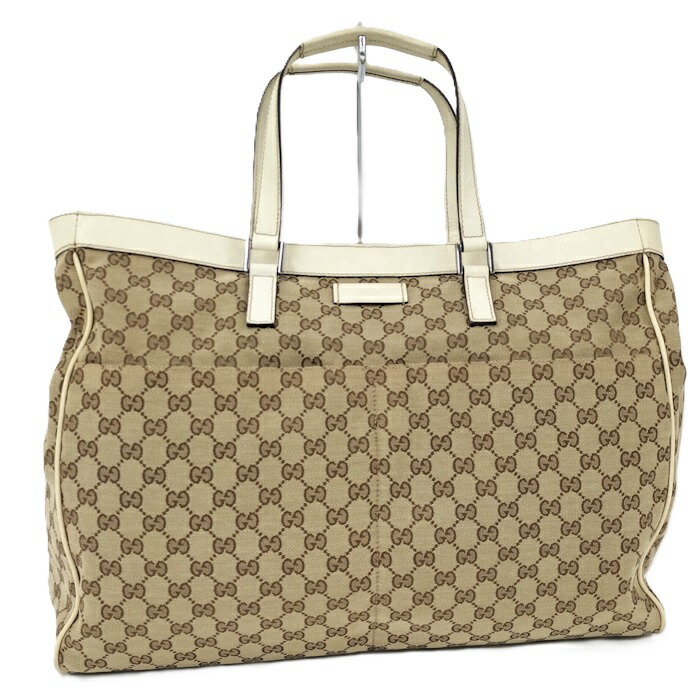 楽天市場】グッチ GUCCI GGキャンバス 153009-491403 ベージュ系